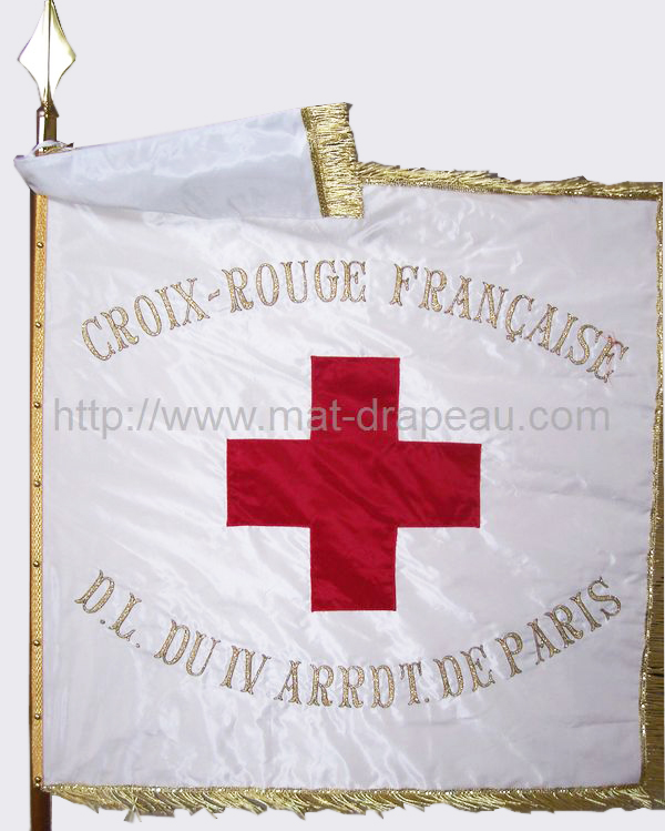 associations : drapeau de la Croix Rouge
